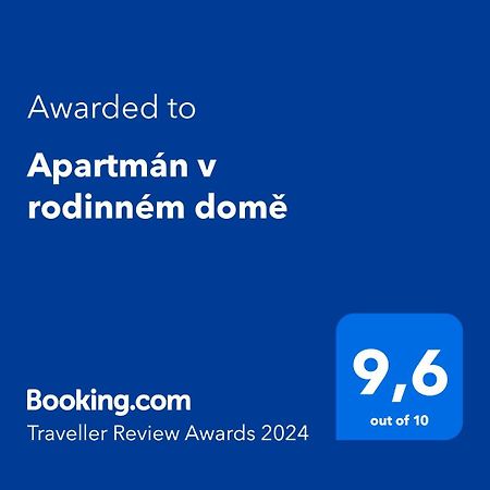 Apartman V Rodinnem Dome Jaroměř Zewnętrze zdjęcie